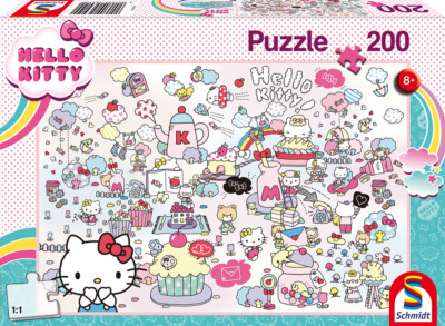 HELLO KITTY - KITTY´S WELT * KITTY´S WORLD - Schmidt Puzzle 56410 - 200 Pcs.