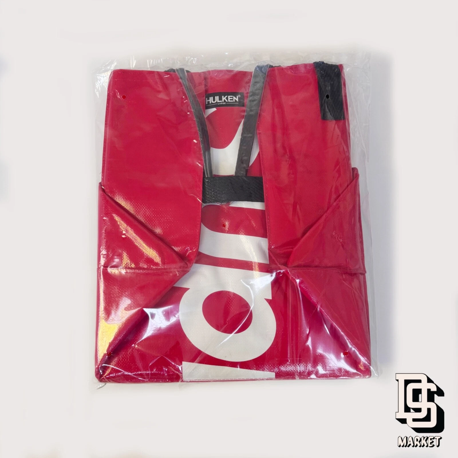 SUPREME HULKEN GRAND SAC FOURRE TOUT À ROULETTES LOGO BOÎTE ROUGE