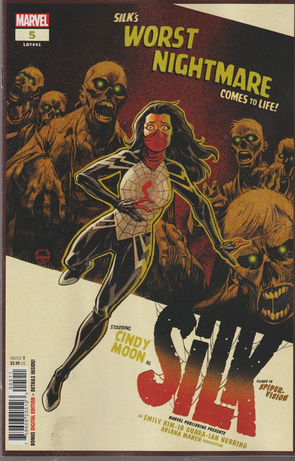 MARVEL COMICS SILK #5 NOVEMBER 2023 1ST PRINT NM