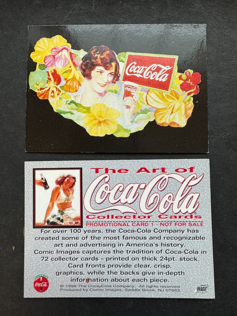 The Art of Coca-Cola Collector Cards Promotional Cards #1 & #2