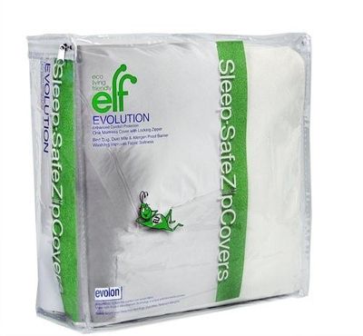 Sleep Safe EVOLON Bed Bug Allergy Mattress Encasement Zip Cover - Long Twin 12''