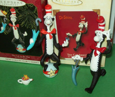Hallmark Lot Dr. Seuss Cat in the Hat The Cat Arrives 1999 2003 Ornaments