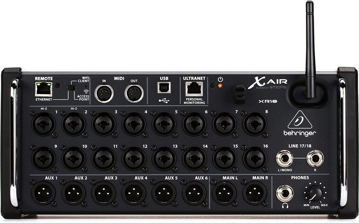 Behringer X Air XR18 18-channel Tablet-Controlled Digital Mixer