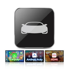 Car TV Assistant Wireless CarPlay & Android Auto Adapter, HDMI to USB Converter 