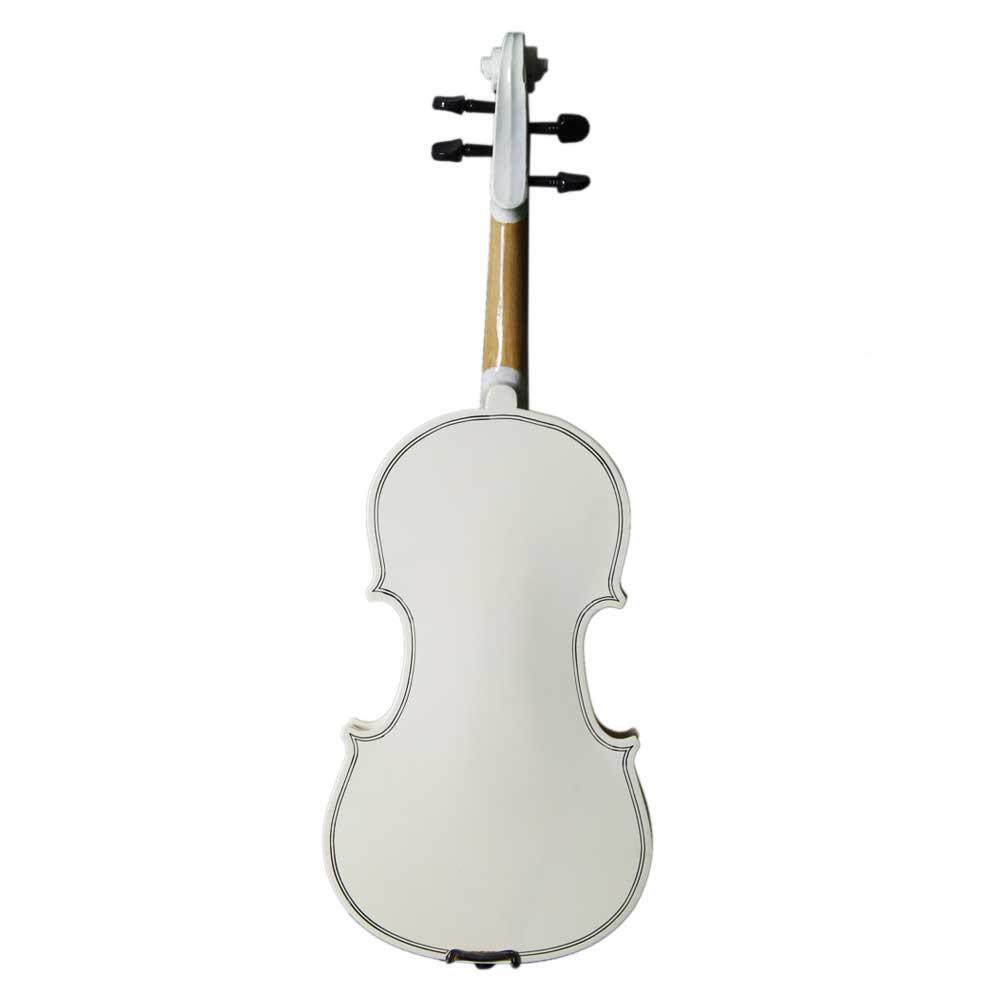 New 4/4 Full Size White Color Acoustic Violin Fiddle + Case New 4/4 Full Size White Color Acoustic Violin Fiddle + Case