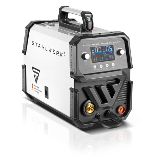 STAHLWERK welding machine MIG MAG 200 ST Digital IGBT shielding gas inverter wit - Picture 9 of 15