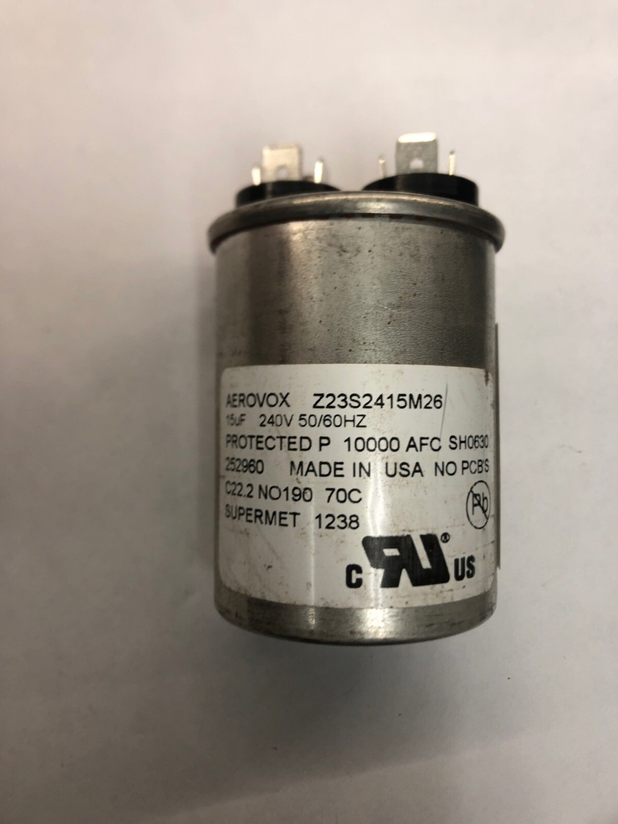 Z23s2415m26 15uf 10000 afc 240V Arrovox UPS capacitor 15