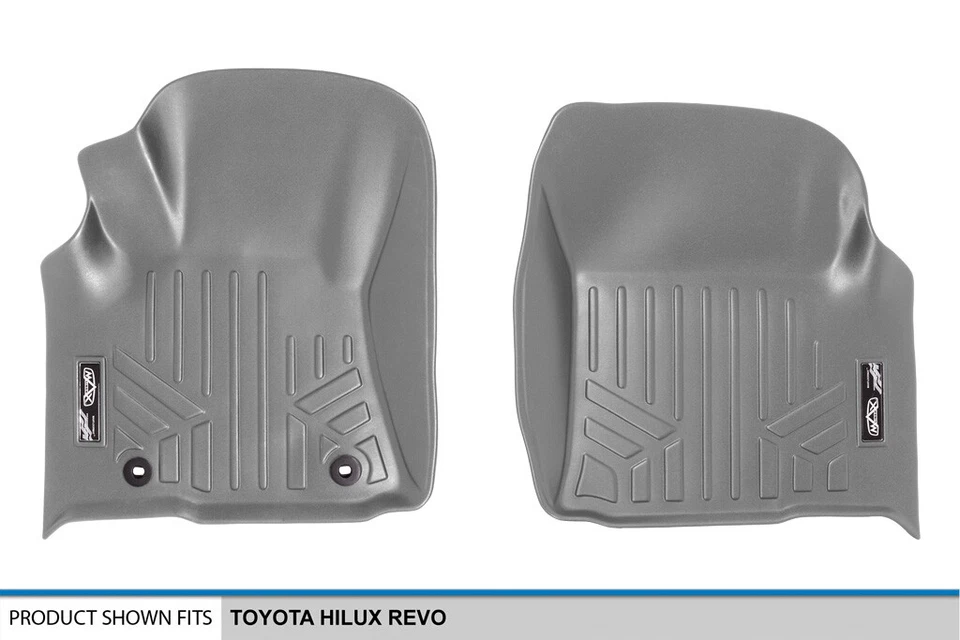 SMARTLINER Custom Fit Floor Mats 1st Row TPE 2015-2018 Toyota Hilux Revo Pickup Foto 2 de 4