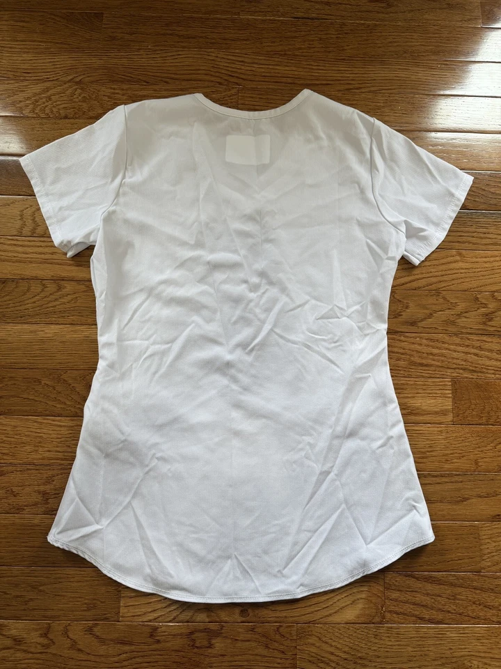 Blusa Médica para Mujer SKETCHERS Cuello en V Bolsillos Breeze SK101 Blanca XXS Foto 4 de 4