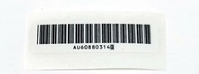 Game Boy Advance GBA Serial Barcode Label Sticker