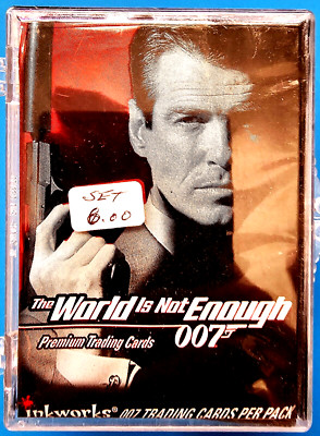 James Bond The World is Not Enough Premium 007 Trading Cards Complete Set