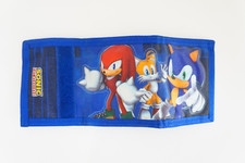 Sega Sonic the Hedgehog Tri-Fold Wallet Nylon Embossed