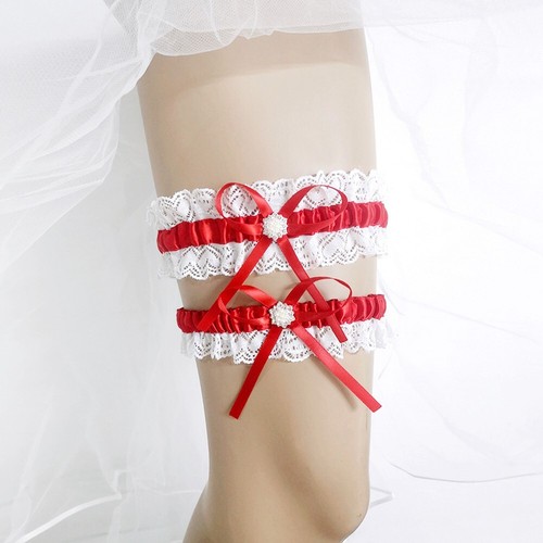 12 Farben Hochzeit Strumpfband Gürtel Set Braut Strumpfbänder für Braut Spitze weiß Übergröße - Bild 2 von 80