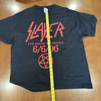 SLAYER I've made my choice Limited Fan Club 6/6/06 T-Shirt 1 of