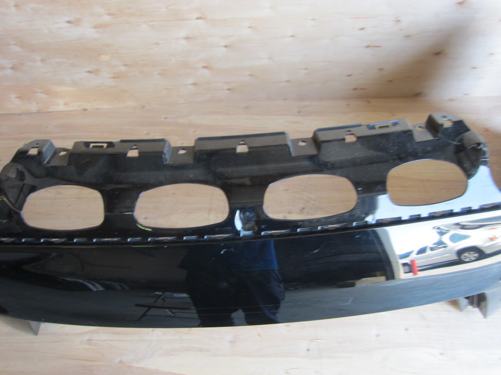 Maserati Ghibli OEM Rear Bumper. Black.. Part# 673004365, 2014-17