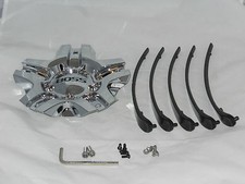Boss Motorsports 334 3261 Chrome Wheel Rim Center 1 Cap 5 Inserts W Screws