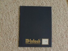 Vintage Original McIntosh C42 Manual. Good Condition.