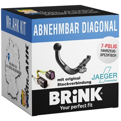 BRINK Opel Zafira B ab 05 AHK Anhängerkupplung abnehmbar 7pol spe. E-Satz m.REC