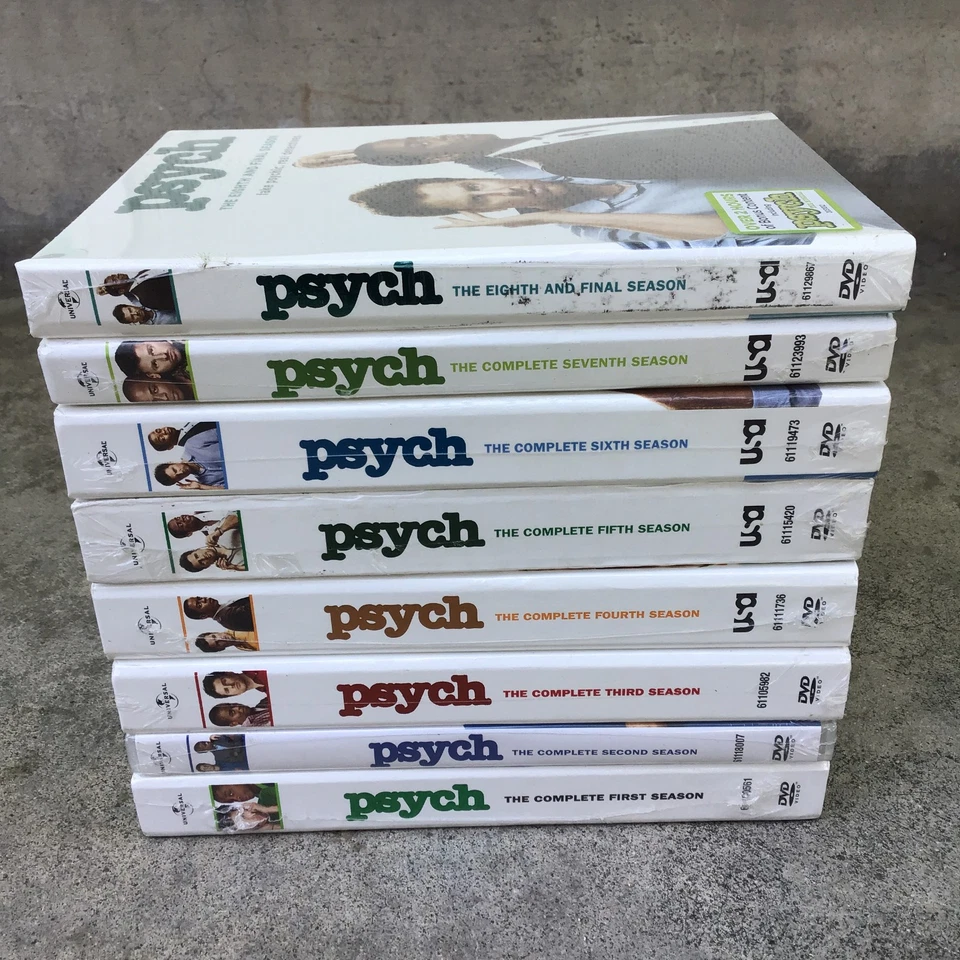 Sealed Psych Complete TV Series Seasons 1 2 3 4 5 6 7 8 (DVD) Roday Hill USA - Image 3 of 4