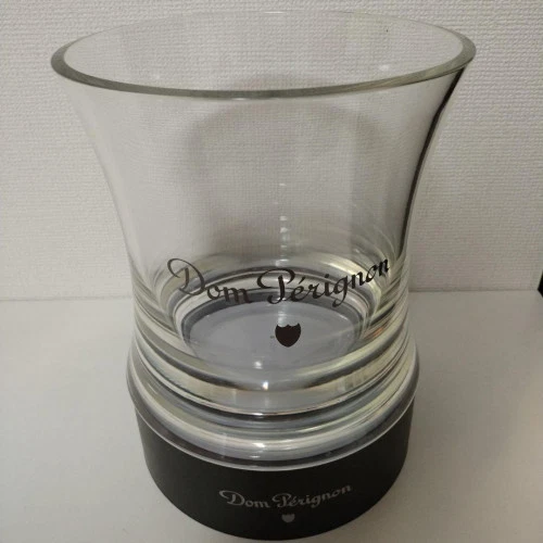 Dom Perignon Light Up Champagne Wine Cooler H27cm W20cm Clear Used IM2188