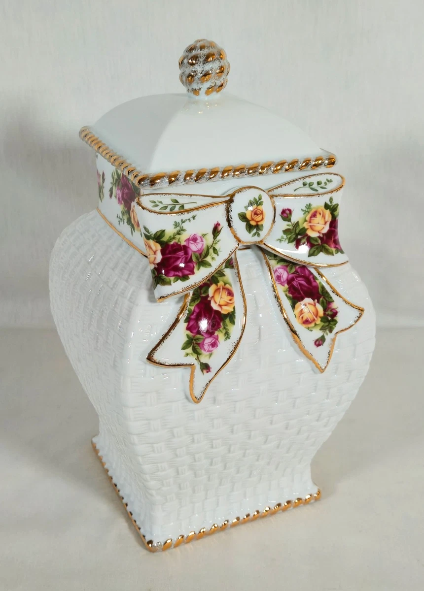 Old Country Roses Cookie Jar for sale | eBay