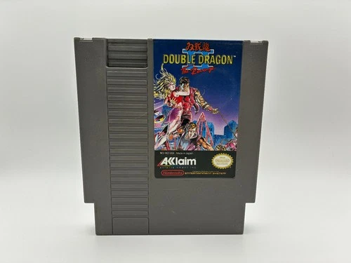 Double Dragon II: The Revenge Nintendo NES 1990 Tested Authentic Game Cartridge