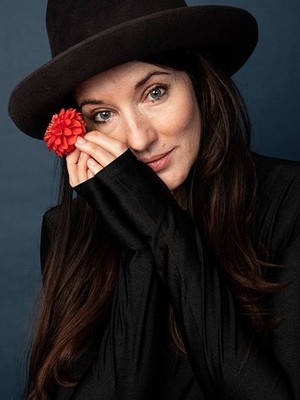 Elizabeth A Davis poses during the 2025 Woodstock Film Festival on- Old Photo 9