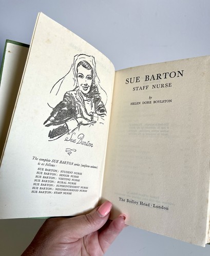 Vintage Sue Barton Staff Nurse Hardback Book By Helen Dore Boylston - Photo 4/6