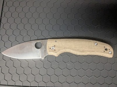 Spyderco C229MPM4 Shaman Blade HQ M4 Exclusive Satin ''Green'' Canvas Micarta  New