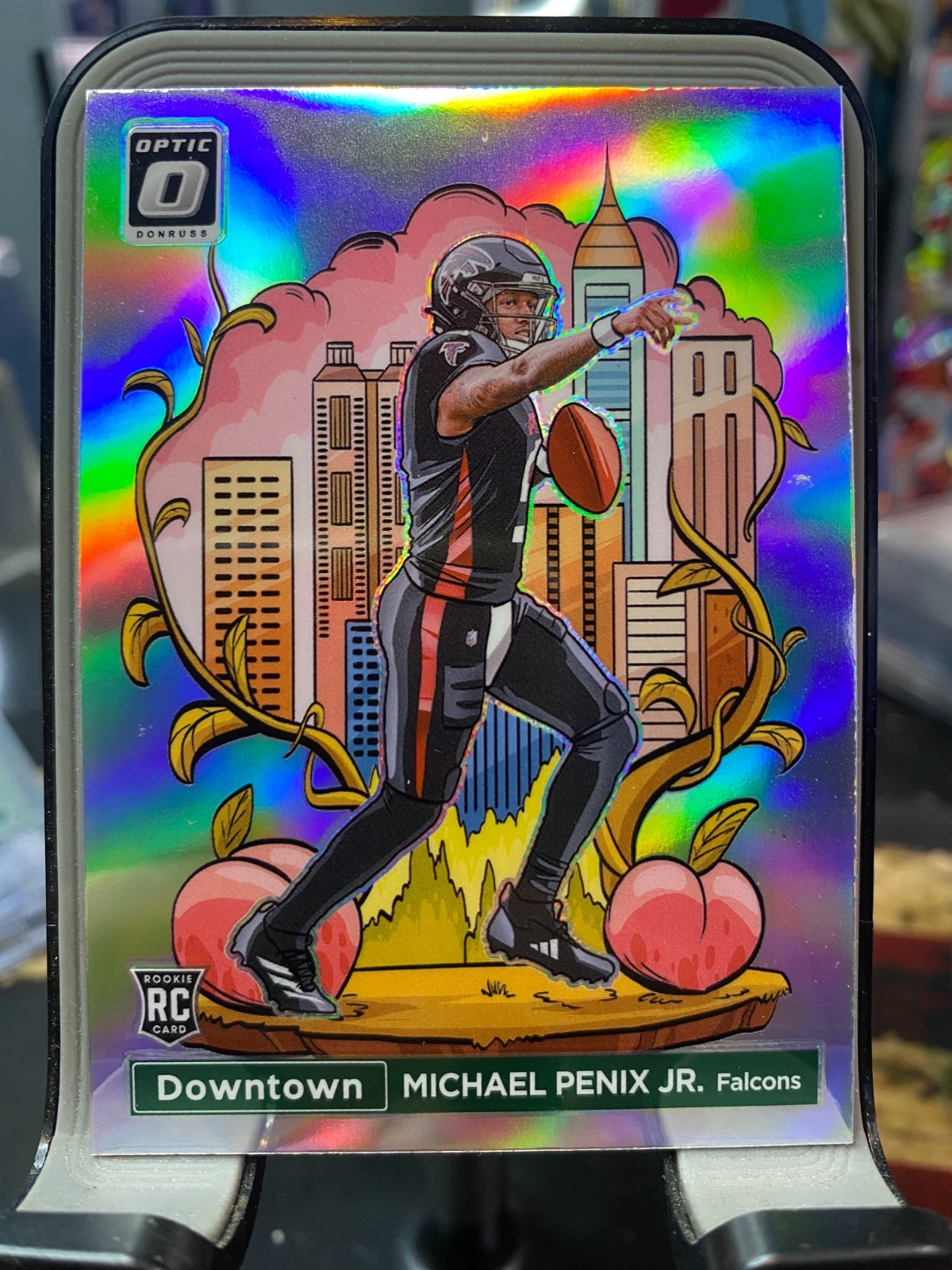 Michael Penix Panini Donruss Optic Downtown! #14 Base