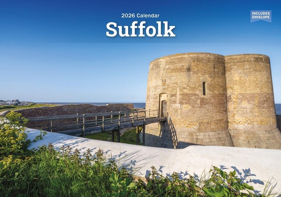 Suffolk 2026 A5 Wall Calendar NEW