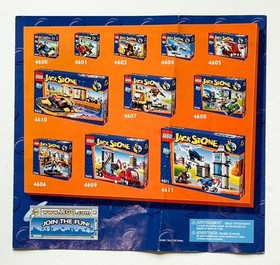 LEGO Jack Stone Aqua Res-Q Transport (4606) 100% Complete with/Instructions