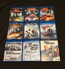 Fast and the Furious Blu Ray Bundle / Job Lot / Set Of 9 Films