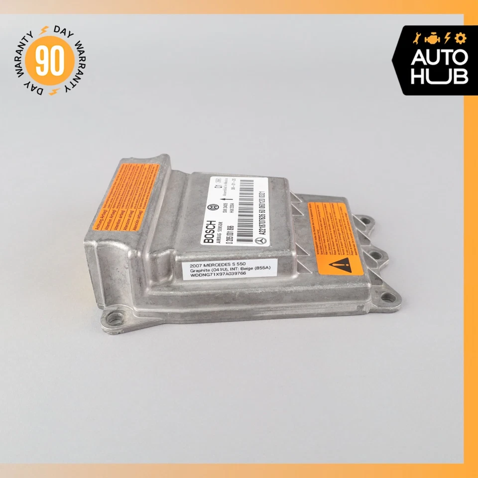 Módulo de controle de computador de segurança 07-10 Mercedes W221 S550 CL550 SRS 2218707626 FABRICANTE DE EQUIPAMENTO ORIGINAL - Imagem 2 de 4