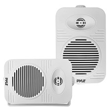 Pyle PDWR35 3.5  200W Waterproof 2-Way Indoor/Outdoor White Speakers Pair 