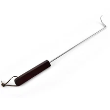 2 PCS Stainless Steel Heavy Duty Hook Bbq Grill Accessories Skewers