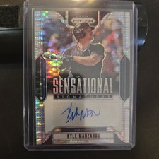 2025 Panini Prizm Kyle Manzardo Sensational Sigs Auto Pulsar 184/199 Guardians