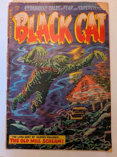 BLACK CAT MYSTERY COMICS #51 1954 CENSORED COMIC BOOK