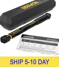 LEXIVON Inch Pound Torque Wrench 1/4-Inch Drive | 20~200 in-lb/2.26~22.6 Nm (LX-