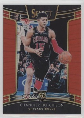 2018 Panini Select Concourse Red Prizm /199 Chandler Hutchison #19 Rookie RC jg5