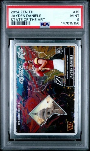 2024 Panini Zenith - State of the Art Jayden Daniels RC #19 PSA 9 RC Commanders