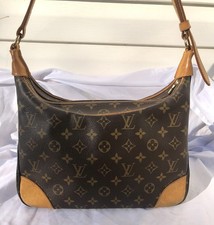 Louis Vuitton Boulogne 30 Handbag Monogram Brown Shoulder Bag Vintage AS0035