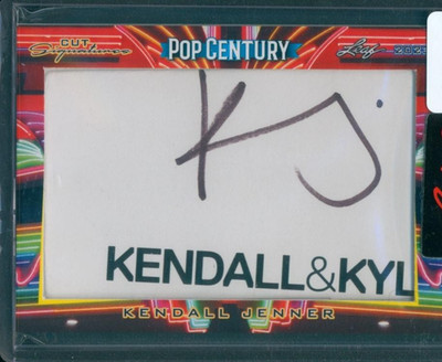 2023 Leaf Metal Pop Century Kendall Jenner Cut Signature