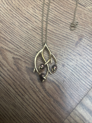 Shaun Leane Hawthorn CITRINE  Yellow Gold Necklace