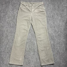Lands End Fit 2 Corduroy Pants Women 8 Bootcut Stretch