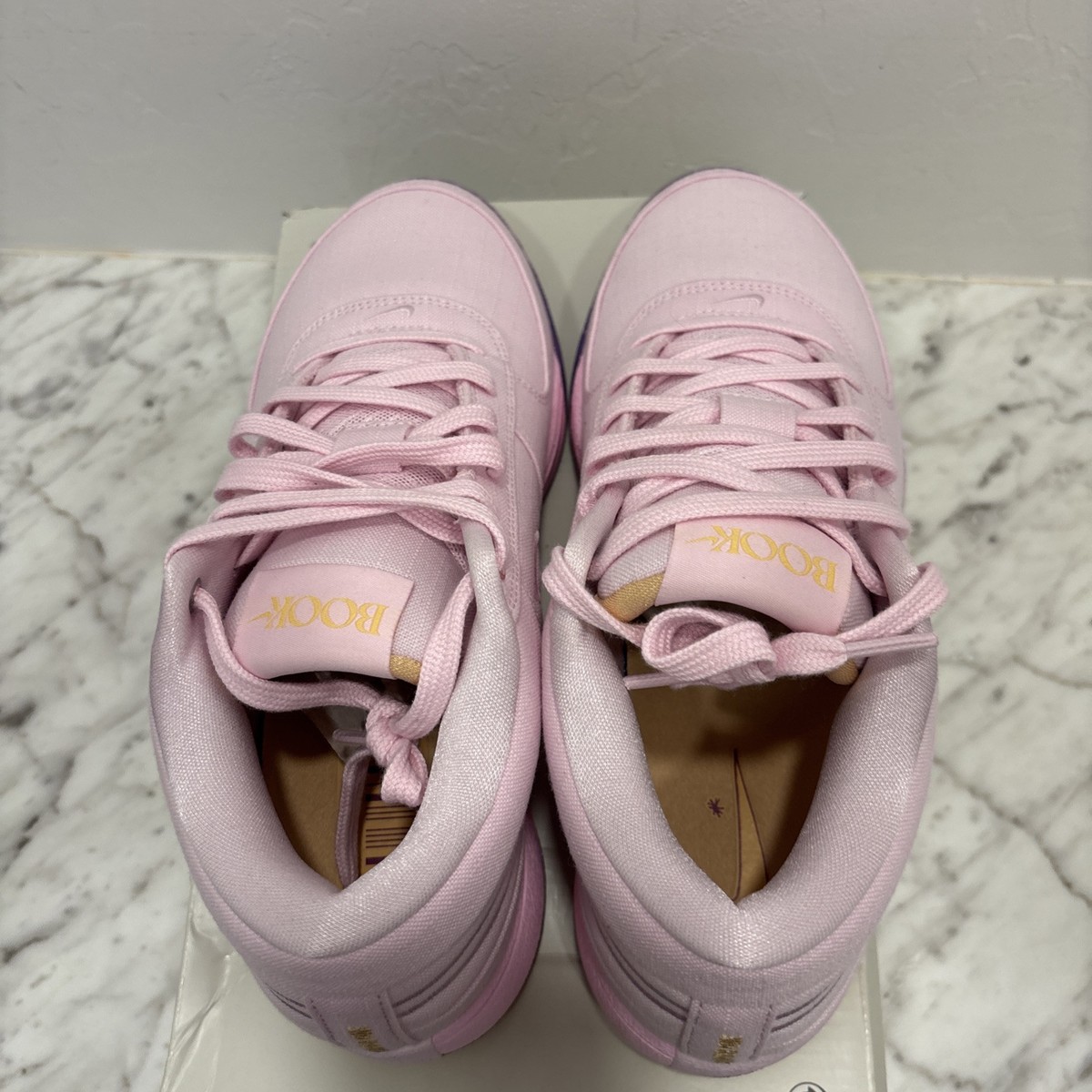 Nike Book 1 'Sunrise' Devin Booker Pink Sneakers, Size 8.5 HJ5351