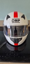 OMP KJ8 Evo Junior Karting Helmet – Size M – Excellent Condition + Tinted Visor
