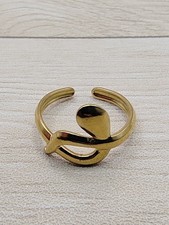 Goldring Edelstahl, größenverstellbar Drope...
