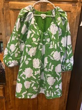 NWT KATE SPADE TARGET Rose Poplin Mid-Sleeve Mini Dress Green Size Medium