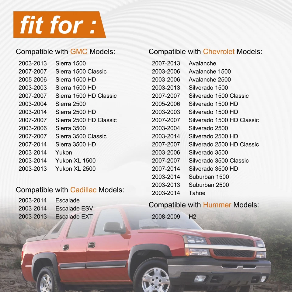 Привод двери из воздушной смеси обогревателя ОВКВ 2 штуки для Chevrolet Silverado 1500 2500 3500 - Изображение 3 из 4